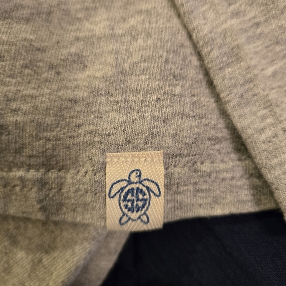 Simply Southern Gray Short Sleeve Tee with Crew Neck - Picture 4 of 5